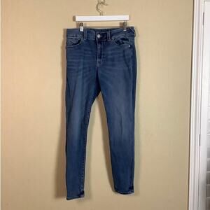True Religion Women's Halle Mid Rise Super Skinny Jeans Sz 32